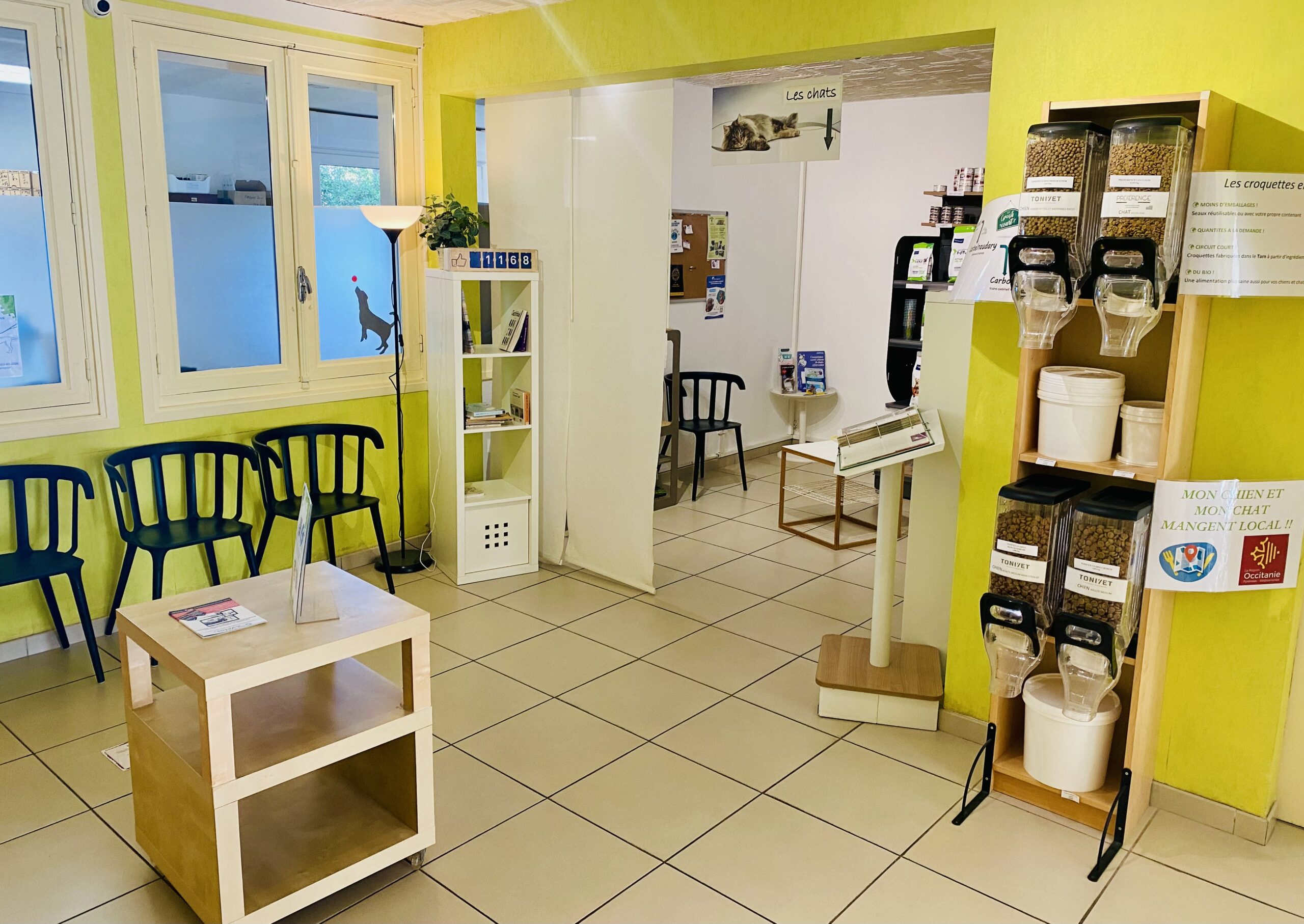 Salle attent chien carbonne